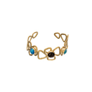 Bracelet-Blue Gold Meshy