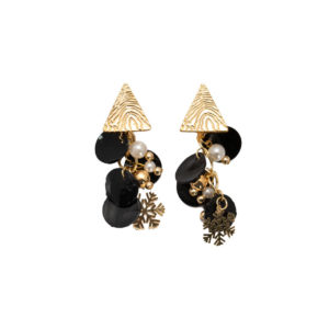 Earrings-Bruno Black