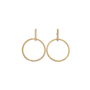 Earrings-Gold Big Circle