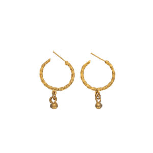 Earrings-Gold Bubble