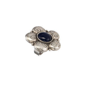 Ring-Black Flower