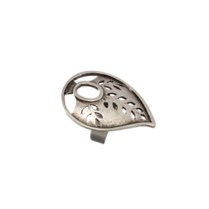 Ring-Silver Leaf