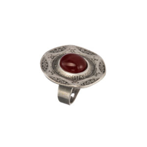 Ring-Silver Cherry Stone