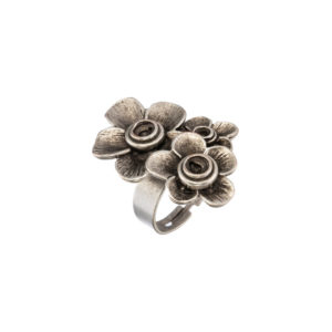 Ring-Silver Flower