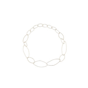 Necklace-Silver Pretty Short